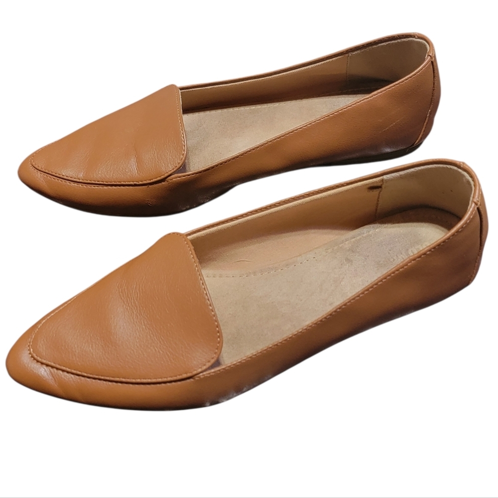OLD NAVY Women's Faux-Leather Pointy-Toe Loafers